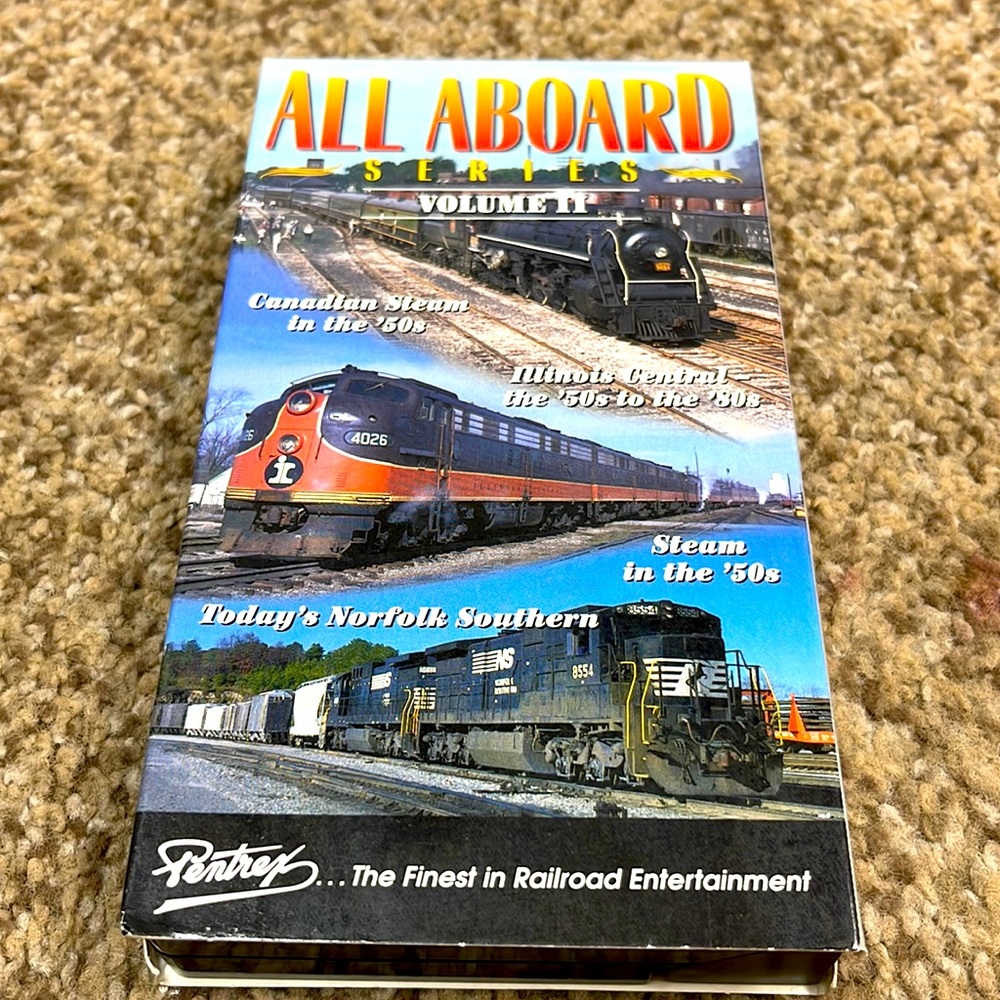 All Aboard Series vol.11 railroad vhs videotape